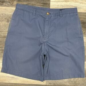 Vineyard Vines Summer‎ Twill Blue Mens 35 Traditional Fit Flat Front Club Shorts